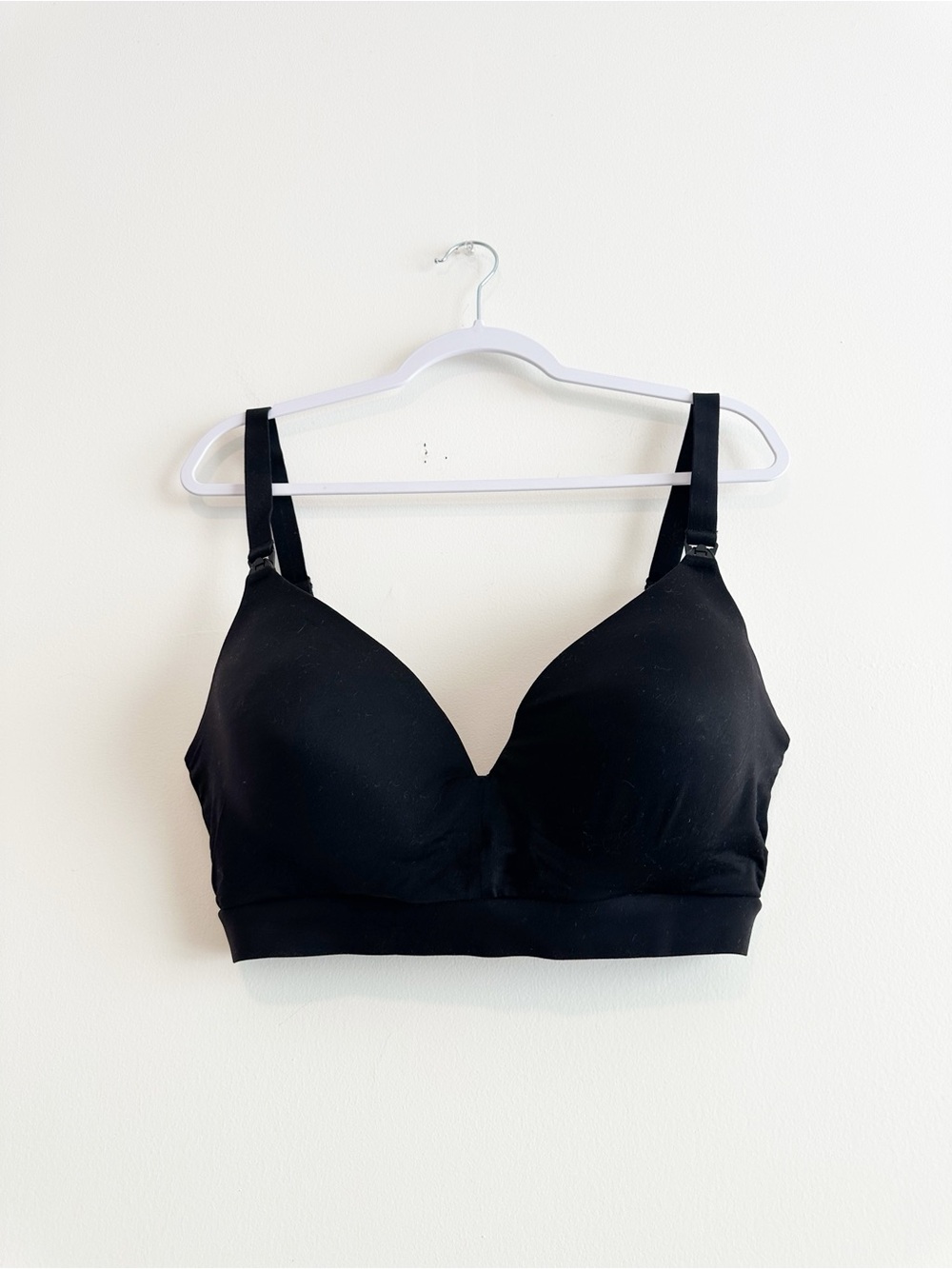 Kindred Bravely XL Busty Black Seamless Maternity/Nursing Bra
